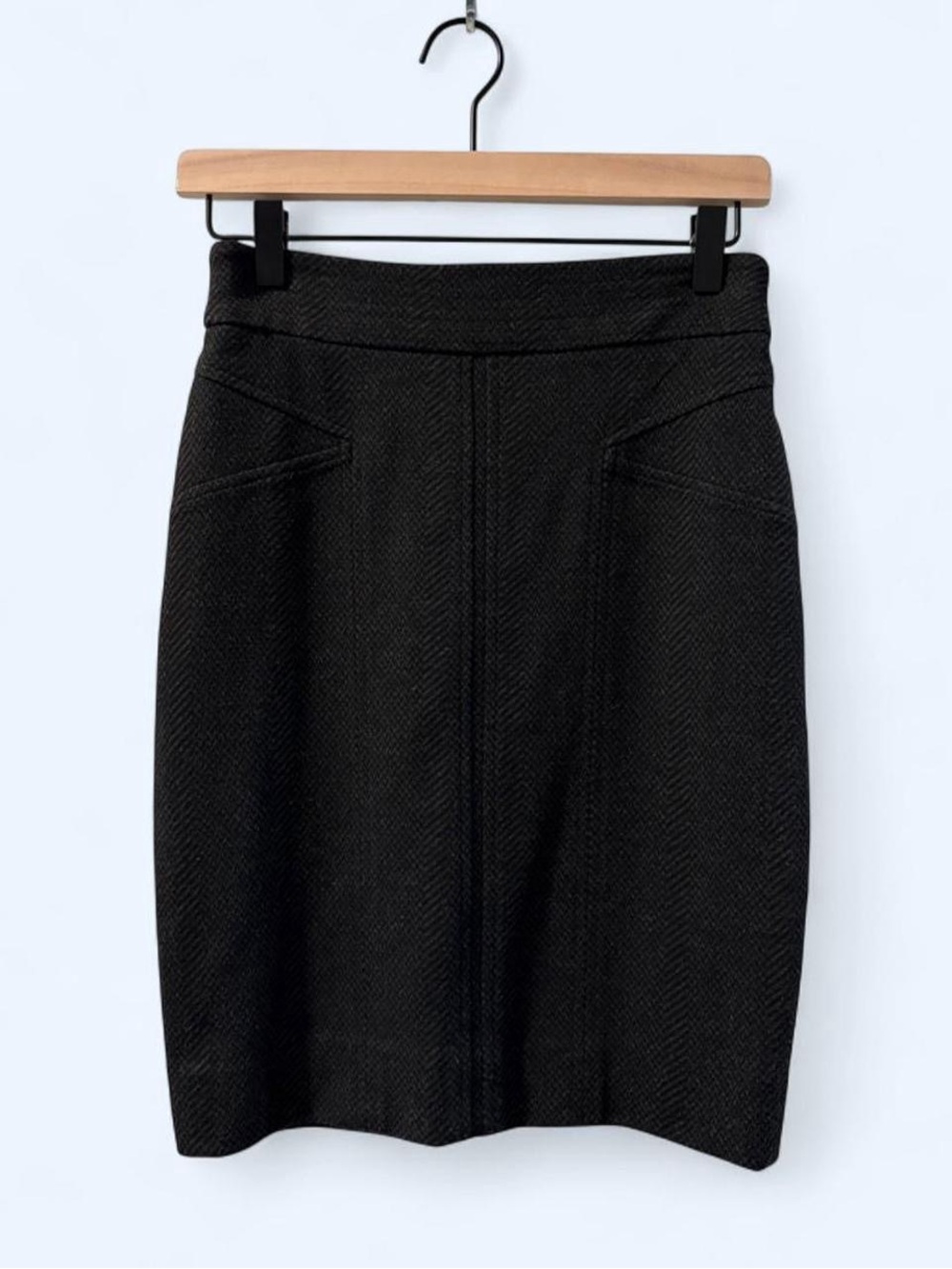 BCBGMAXAZRIA herringbone skirt